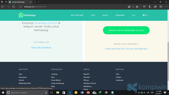 download whatsapp untuk pc laptop