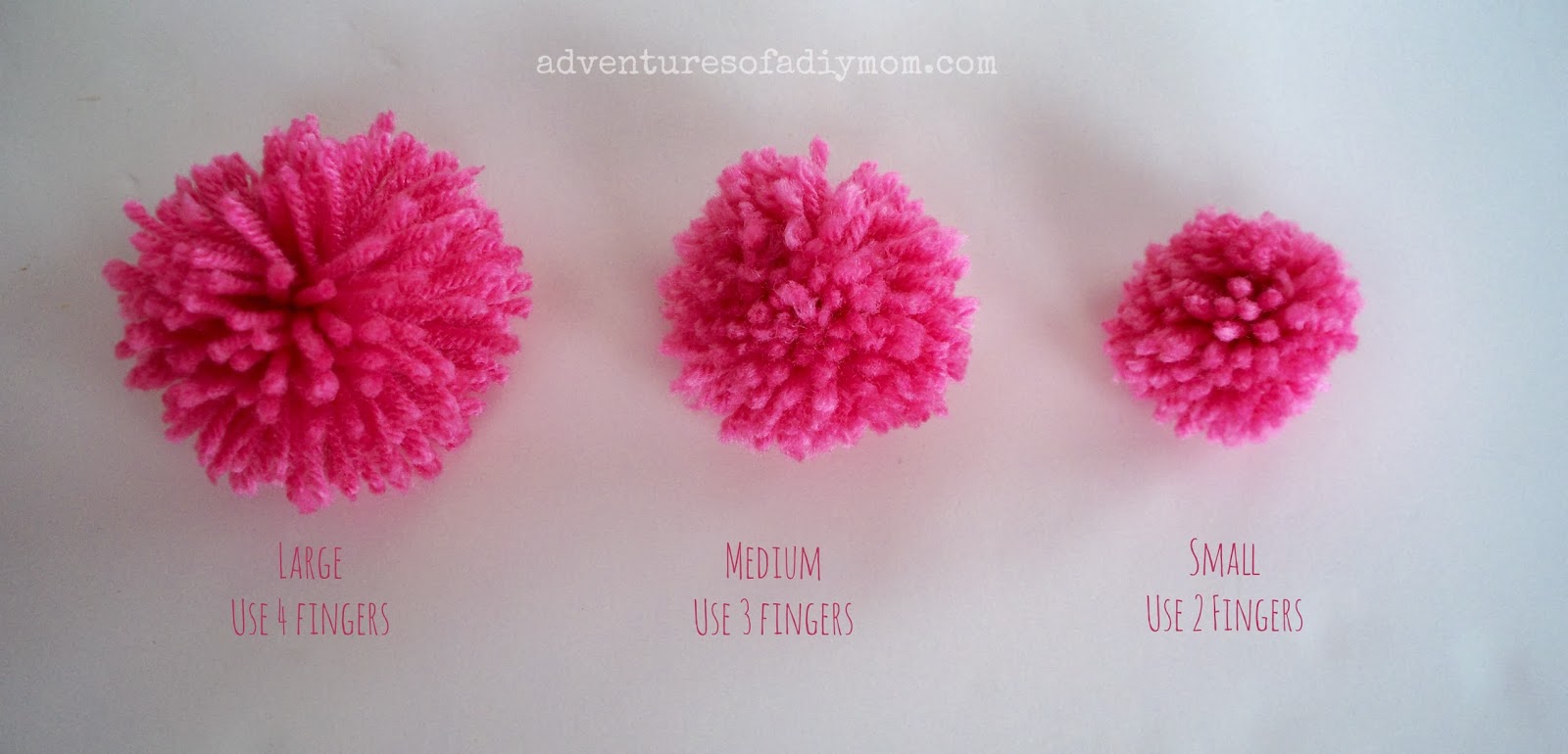 Yarn Pom Poms, Party Poms, Handmade, Pom Pom, Yarn Balls, Pink