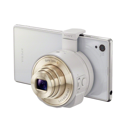 Sony DSC-QX10/W Smartphone Attachable 4.45-44.5mm Lens-Style Camera - image