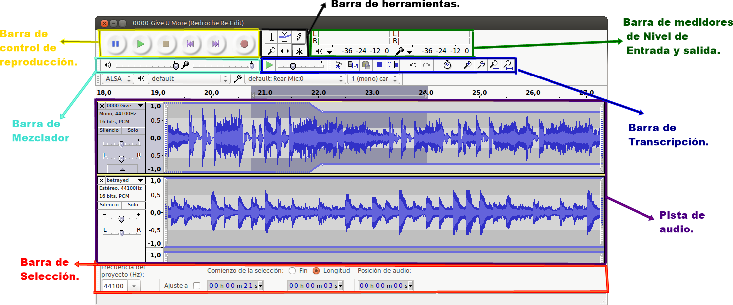 AUDACITY I El programa