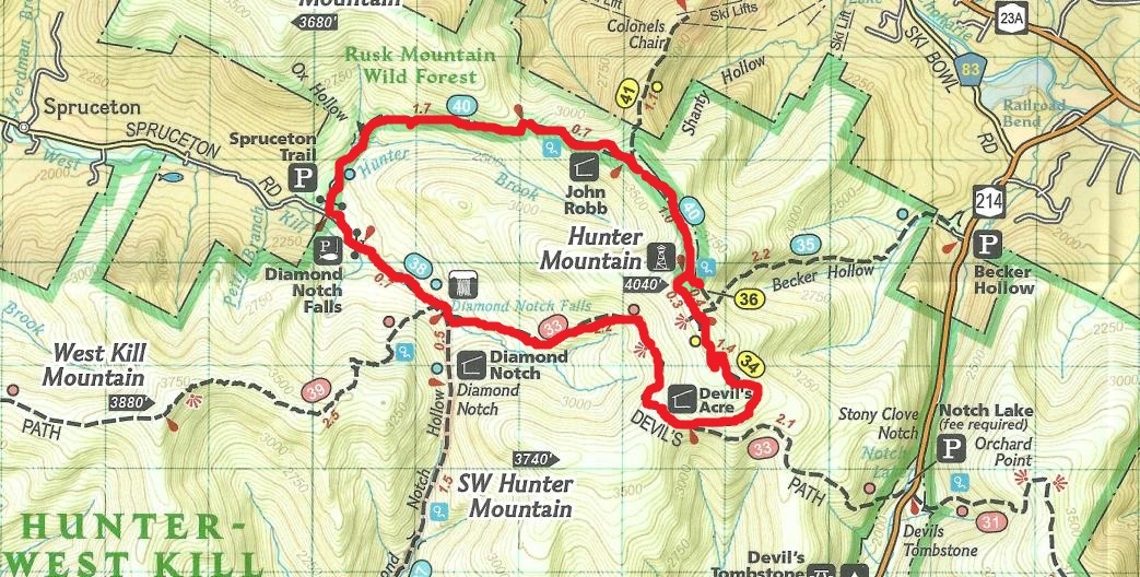 Hunter Mountain Hiking Trails Hiking New York Adirondacks