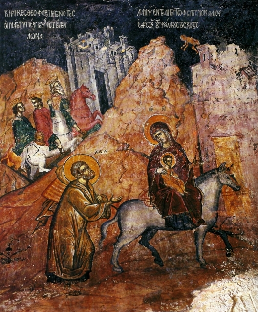 Φυγή Ιησού Χριστού στην Αίγυπτο - Μονή Αγίου Νεοφύτου