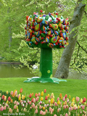 Flores e tulipas na Holanda - Keukenhof