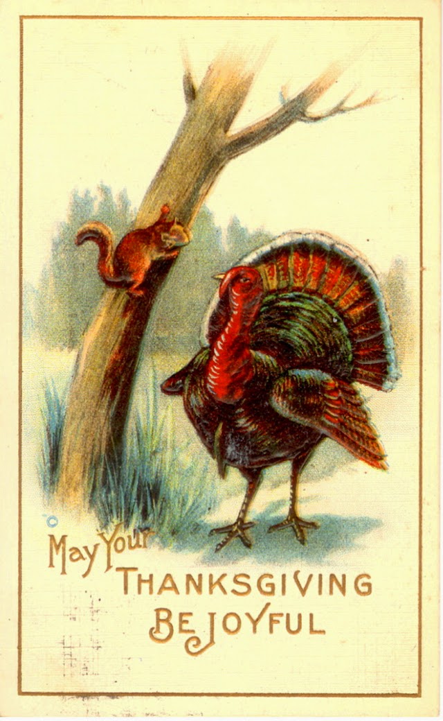 25 Colorful Vintage Thanksgiving Turkey Postcards vintage everyday