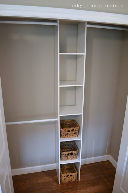 See how to triple your small closet space with this simple closet kit! Installs quickly and is so price efficient. Fits nearly any sized closet! Click for full tutorial. #closet #closets #closetkits