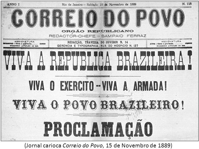 A proclamação da República do Brasil veio da vontade popular ou foi algum  tipo de golpe? - Quora