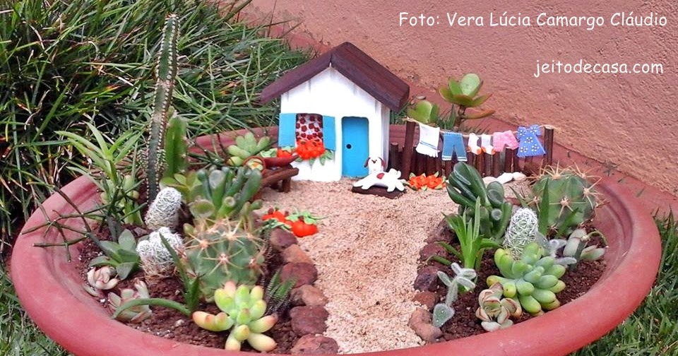 mini jardim de cactus:Mini jardim em vaso! – Jeito de Casa – Blog de Decoração mini jardim de cactus:Mini jardim em vaso! – Jeito de Casa – Blog de Decoração