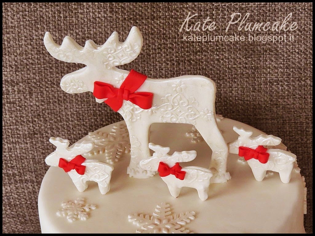 torta con renne - reindeers cake