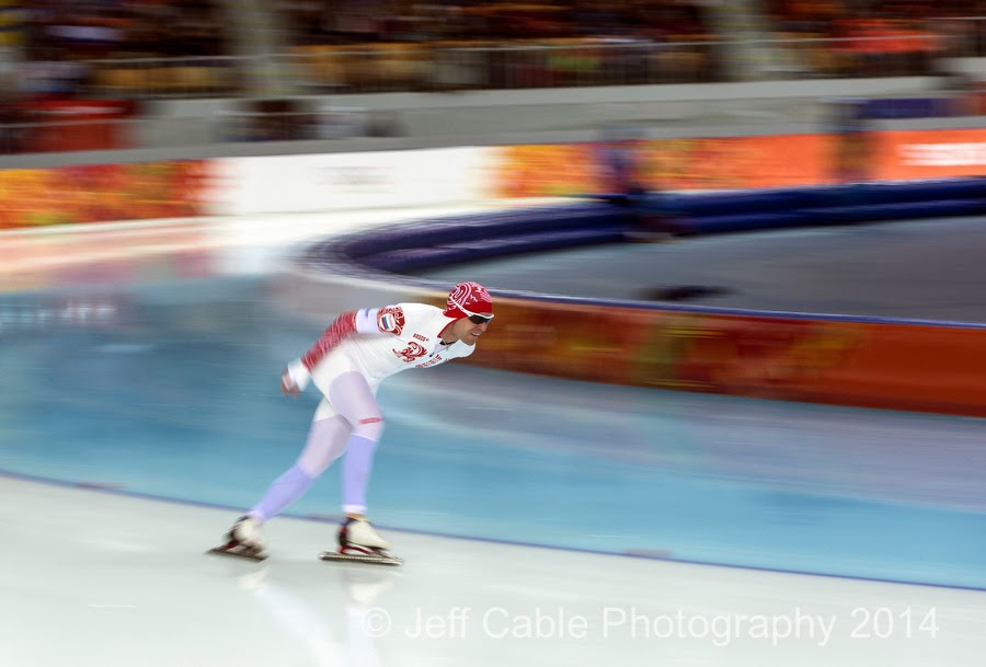 Jeff Cable's Blog Speed Skating Photographing the 10,000 meter race