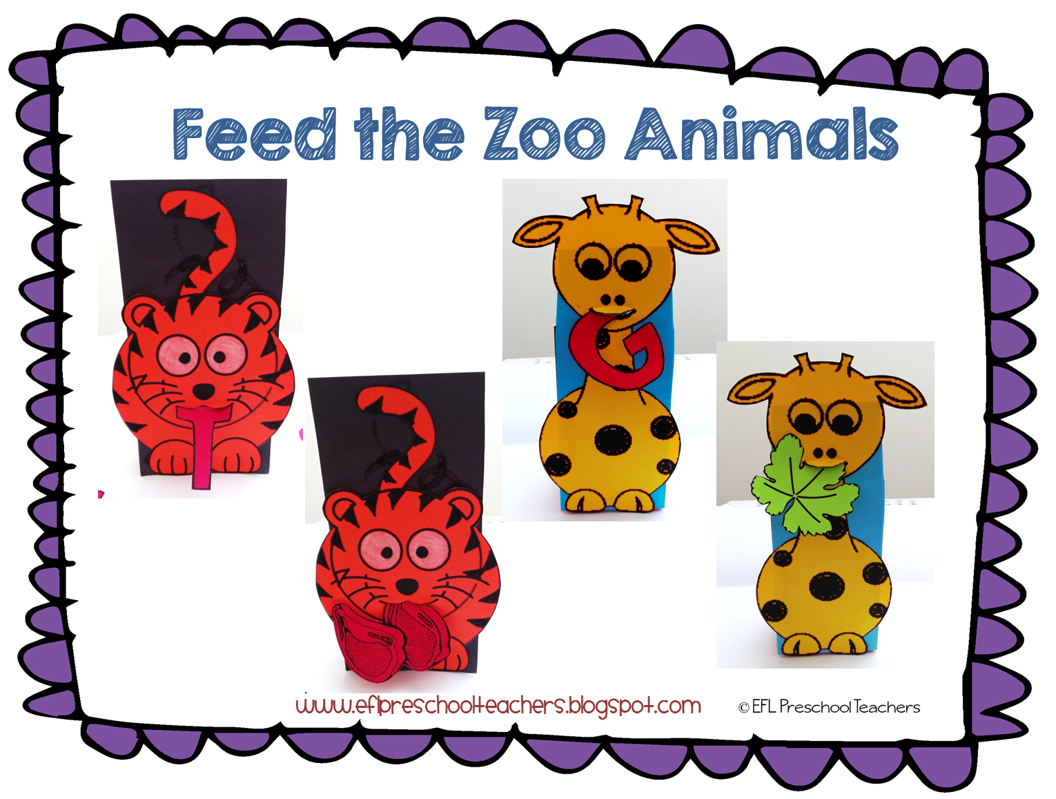 ESL/EFL Preschool Teachers Zoo Animal Theme for the Kindergarten ELL