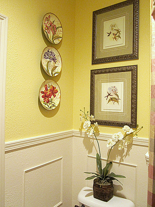 Picture Frame Molding in the Bathroom