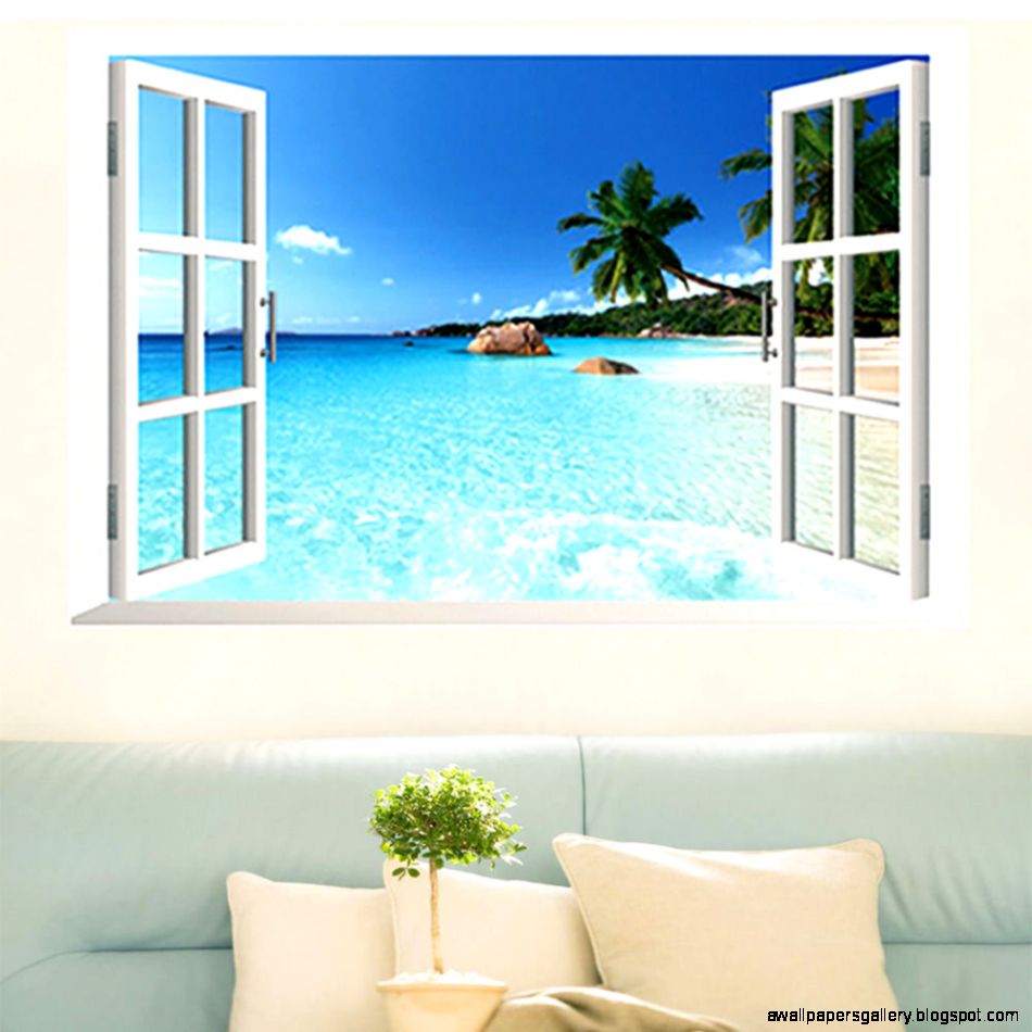 Window View Wallpaper Murals | Wallpapers Gallery