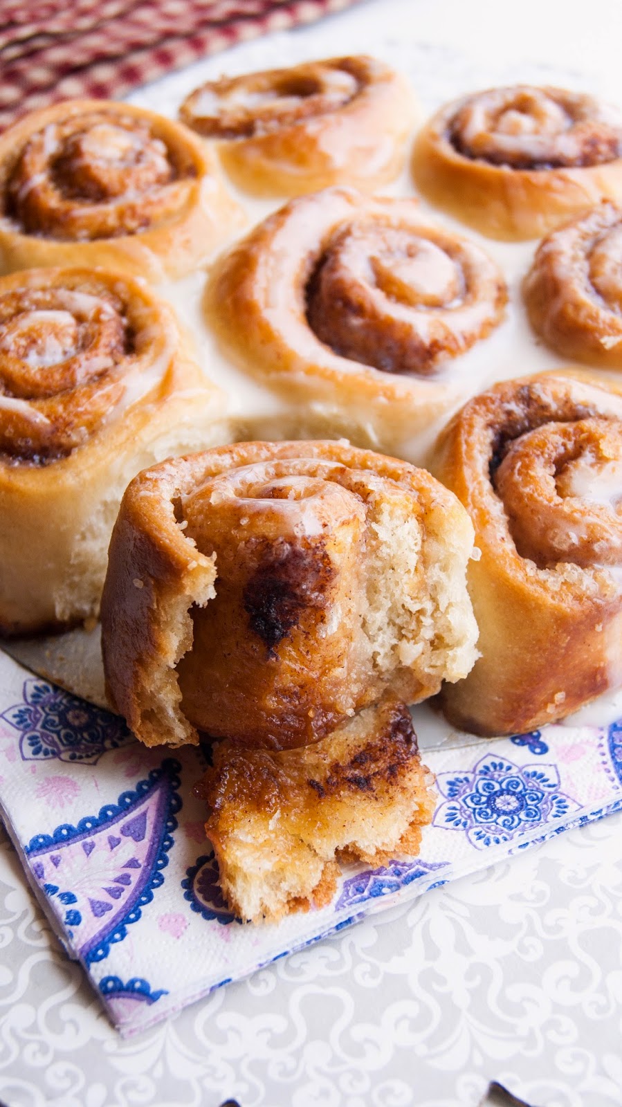 Always Hungry Cinnamon Rolls with Vanilla Frosting