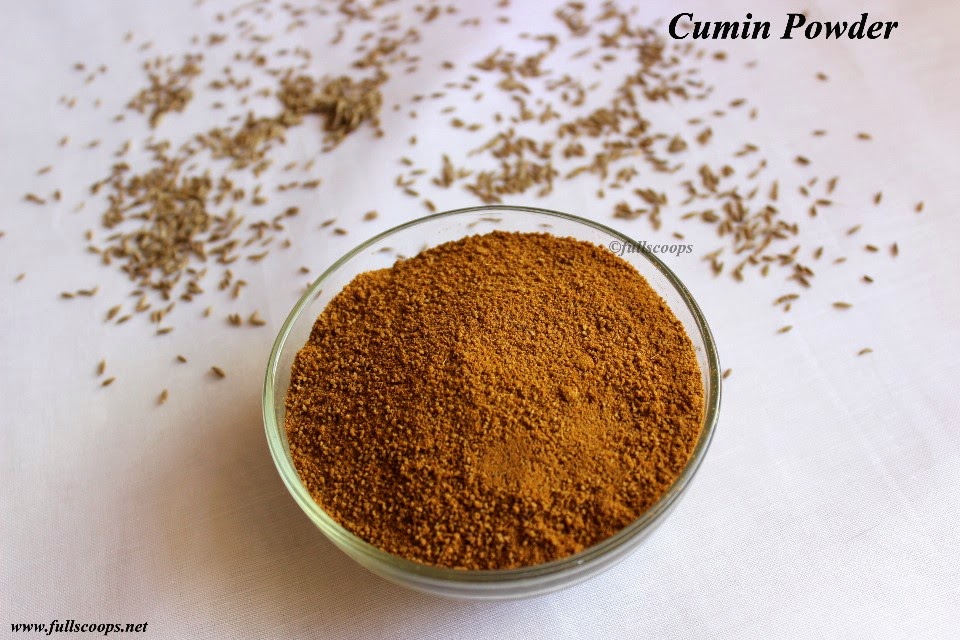 How to make Cumin Powder Homemade Jeera Powder Full Scoops A food blog with easy,simple