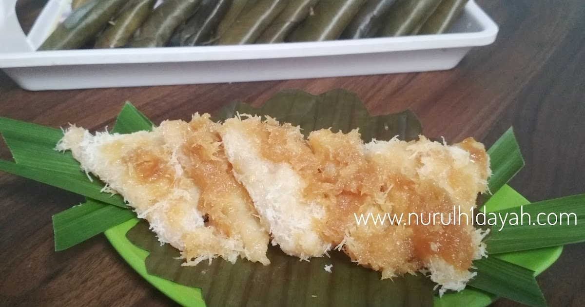Cara Membuat Kue Lupis Segitiga