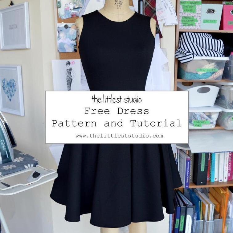 The Vintage Pattern Files 1950s Sewing Little Black Dress