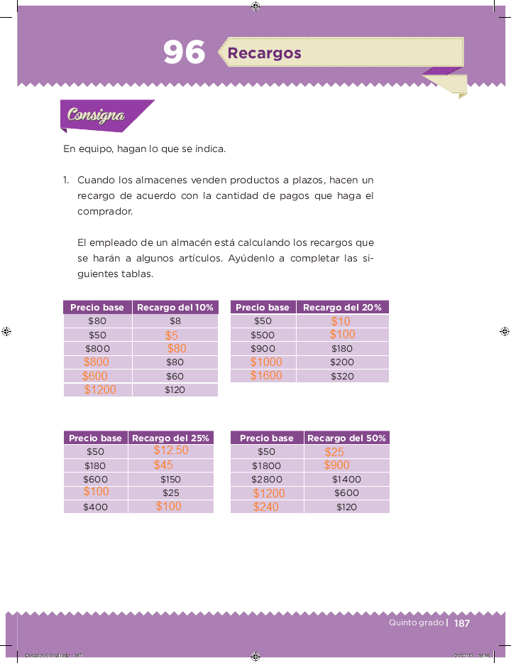 Respuestas Recargos - Desafíos matemáticos Bloque 5 2014-2015