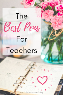 This pen is the BEST for teachers: colorful, doesn't skip, and affordable!