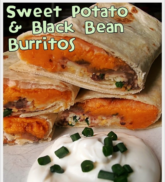 Addicting Sweet Potato and Black Bean Freezer Burritos