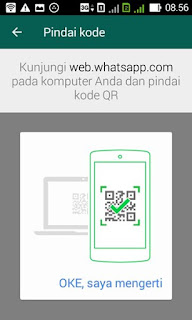 cara melihat kode qr whatsapp