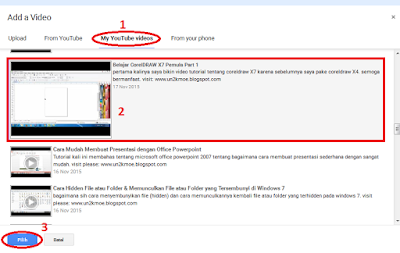cara menambah video di blog dari youtube