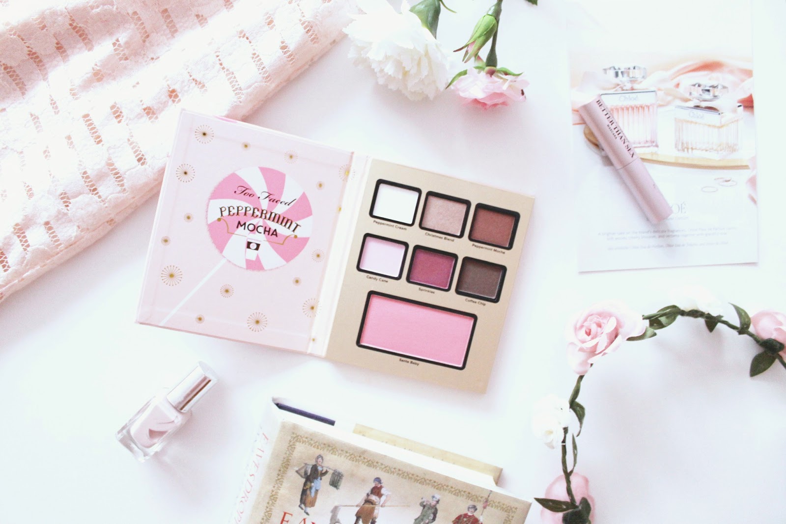 Too Faced Grande Hotel Cafe swatches and palettes review