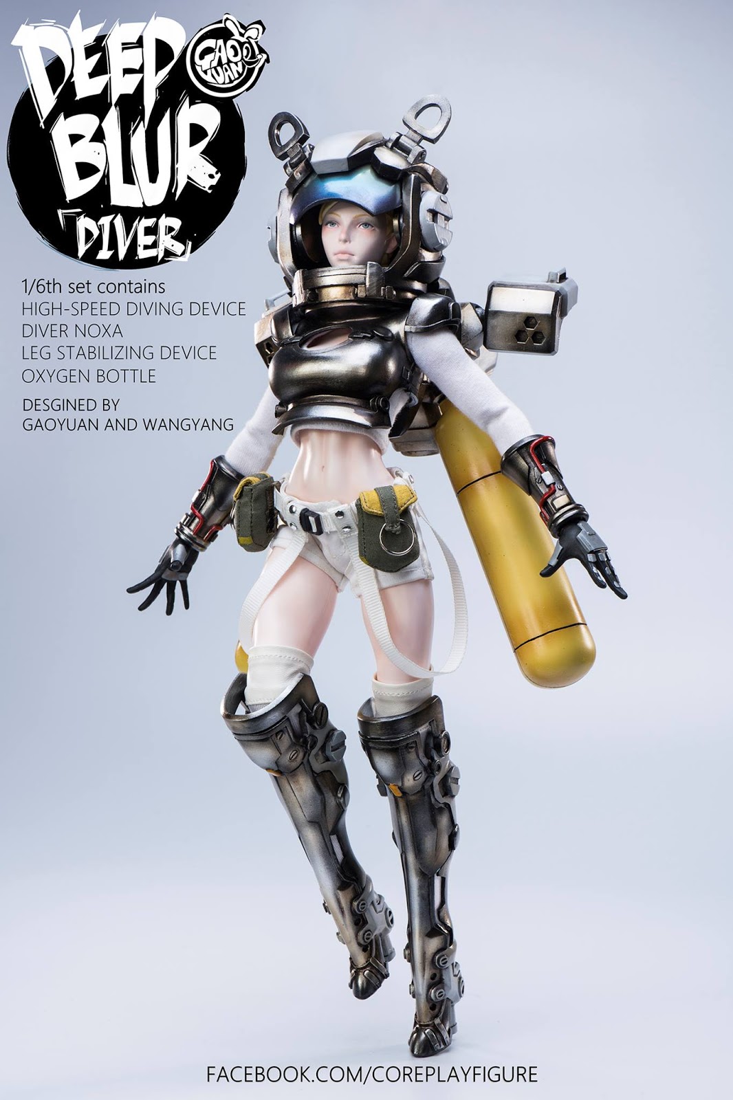 toyhaven: Coreplay 1/6th scale Deepblur Diver and Deepblur PhaseDiver  12-inch female figures