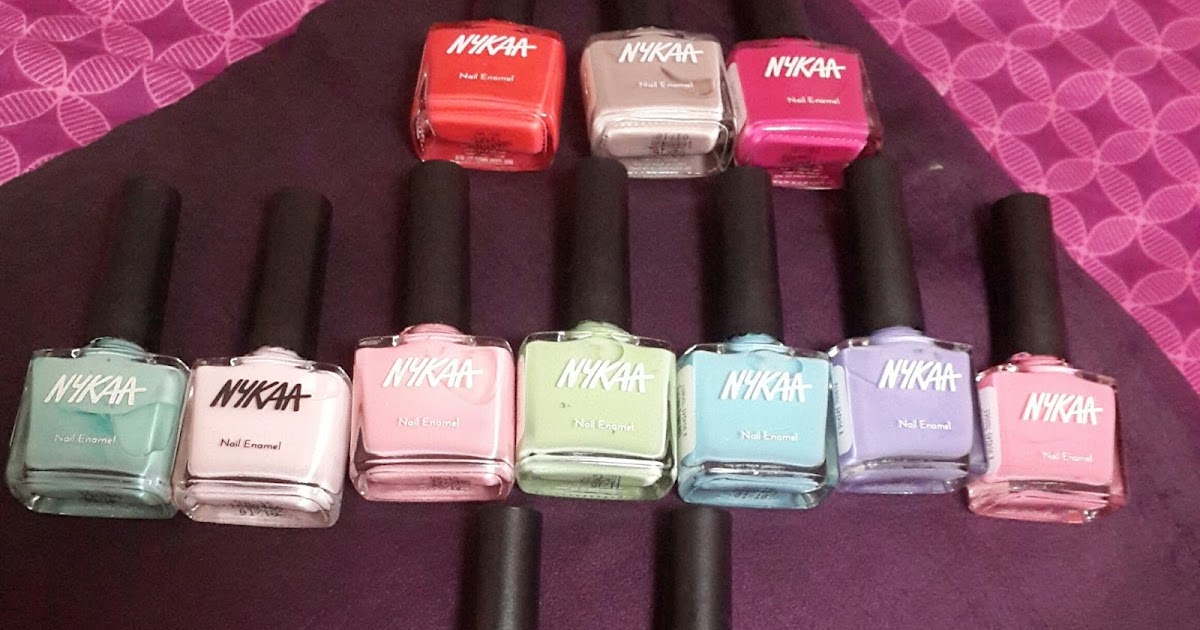 Lifestyle with Priya Nykaa Nailpaint Collection