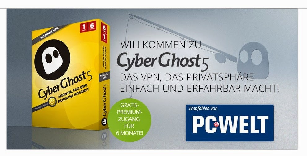 Get Cyberghost VPN 5 Premium with 6-Months License Key For FREE | YesItFREE