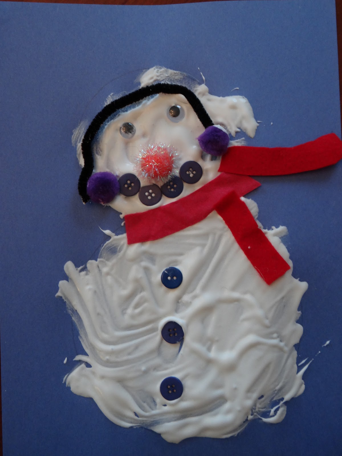 Because I Said So (and Other Mommyisms) Shaving Cream Snowmen