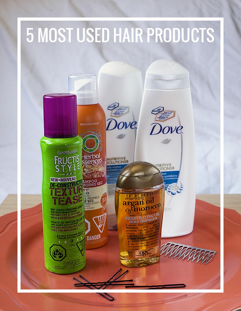5 most used hair products Gendots
