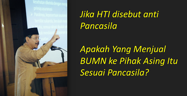 Dituding Anti Pancasila, Jubir HTI: Apakah Yang Menjual BUMN ke Asing Itu Sesuai Pancasila?