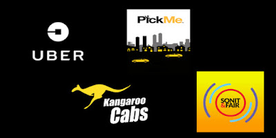 Taxi services available in Colombo area, Sri Lanka