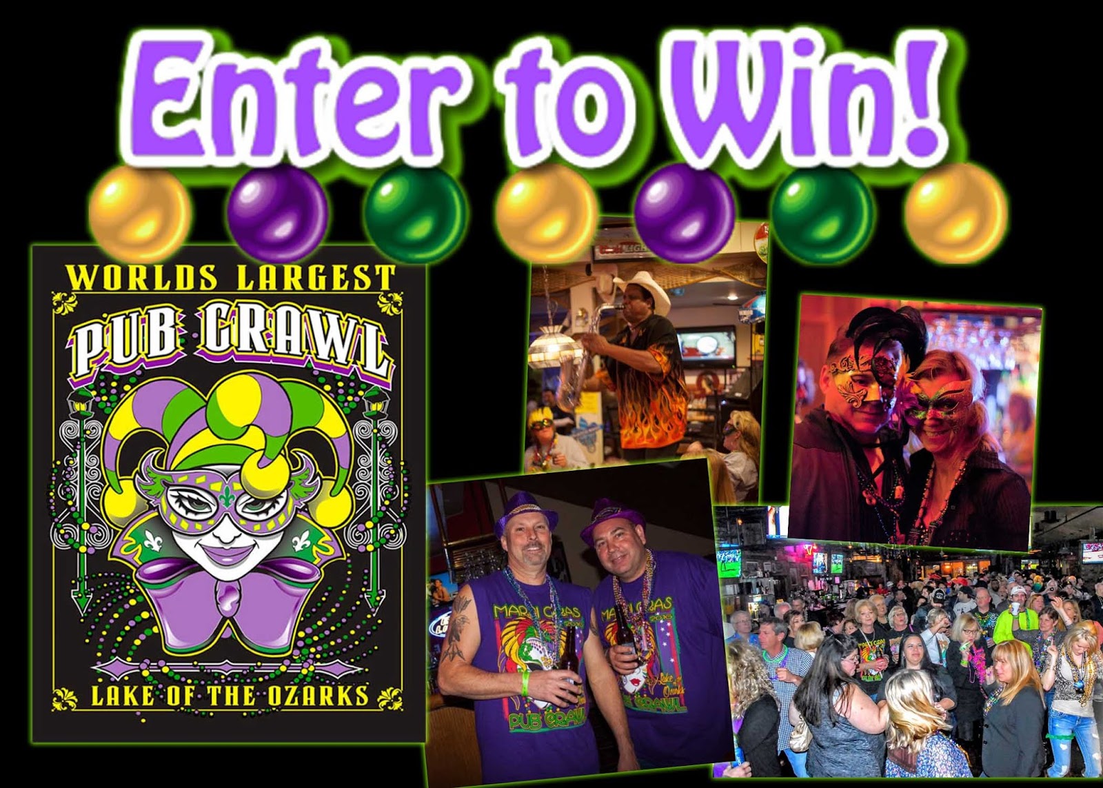 Lake of the Ozarks Mardi Gras Pub Crawl