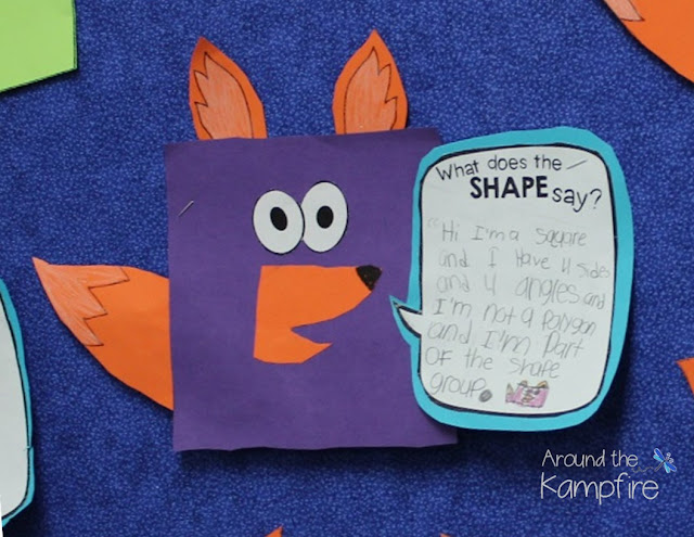 Shapes writing craft- What does the SHAPE say?