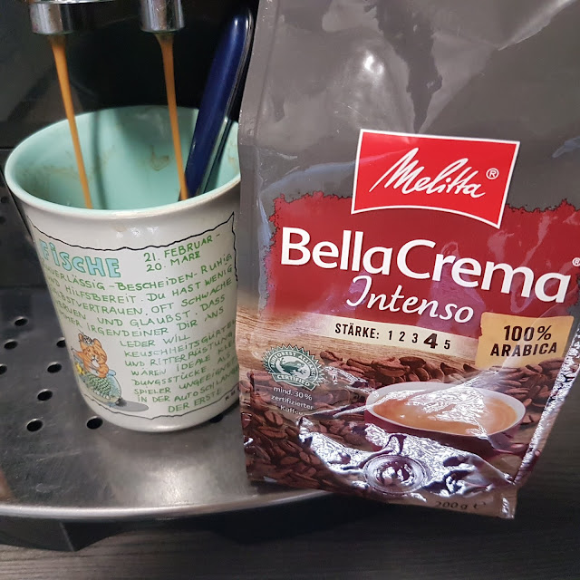 Melitta BellaCrema Kaffeebohnen Intenso schmecken uns sehr gut