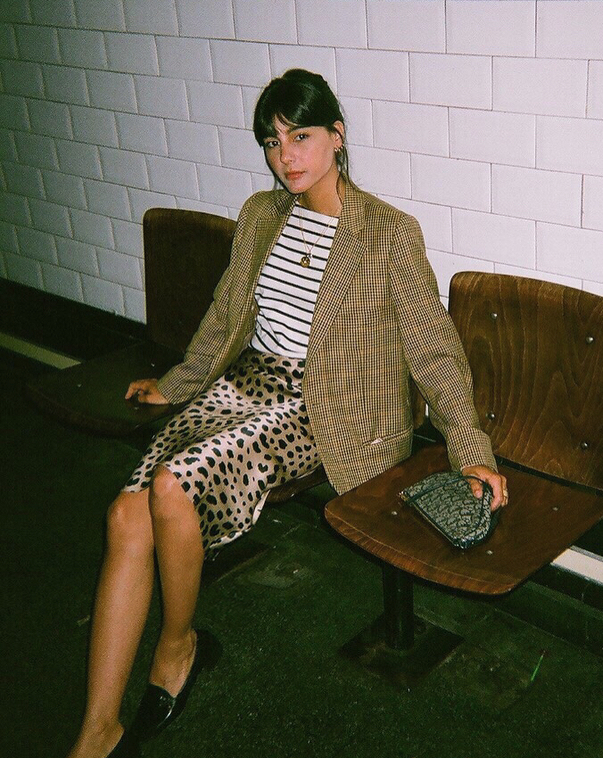 This Mixed Print Outfit Idea is Perfect for Fall — Maria Bernad Instagram Style