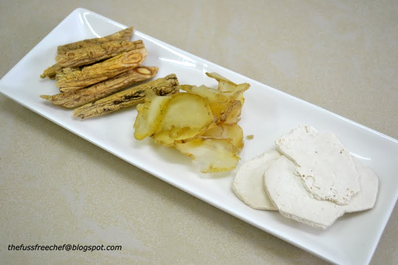 the FUSS FREE chef Herbal Pork Ribs Soup with Chinese Yam