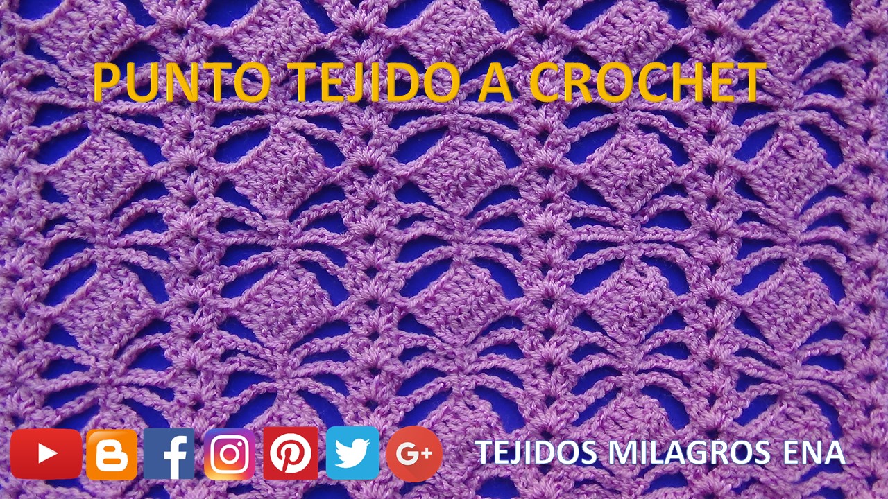 MILAGROS ENA: PUNTO TEJIDO PARA BLUSAS A CROCHET - Points crocheted