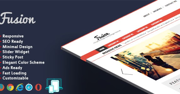 free fusion website templates