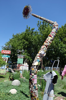 The Junkyard Outsider Art Park Mason City Iowa collage art