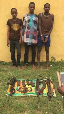 6 Photo: Police arrest kidnappers that murdered Dangote's strategist, recovers arms and ammunition