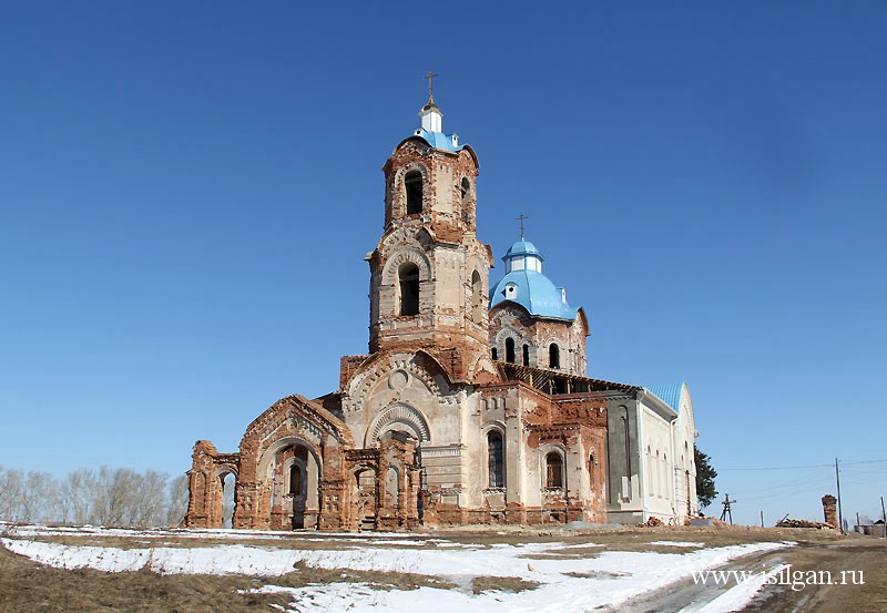 Церковь Покрова Пресвятой Богородицы. Село Булзи. Челябинская область