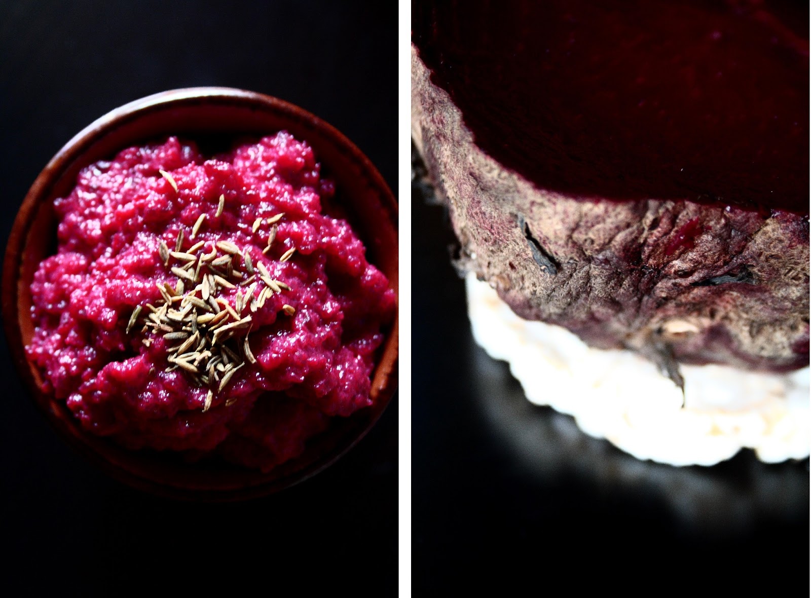 Beetroot dip Oh, Almonds