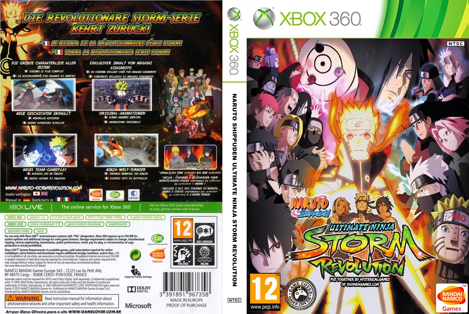 Naruto Shippuden Ultimate Ninja Storm Revolution Xbox Ultra Capas 125190 Hot Sex Picture