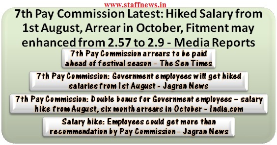 Seventh pay commission latest report