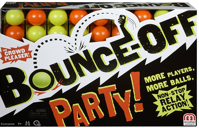 Adults and Kids with 16 Balls Teens Bounce Off Game with Bouncing Pattern Challenges for Family 9 Challenge Cards and Game Grid Makes a Great Gift for 7 Year Olds and Up 