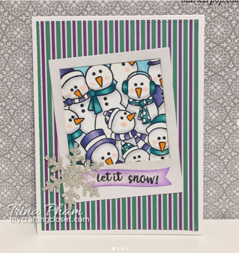 Let it Snow by Trina features Frozen Fellowship by Newton's Nook Designs; #newtonsnook