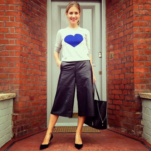 Wearing It Today: A million ways to wear your leather culottes