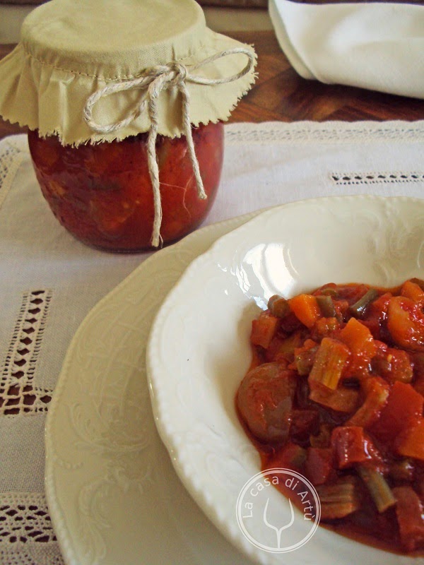 La casa di Artù Antipasto piemontese o giardiniera Cucina del Piemonte